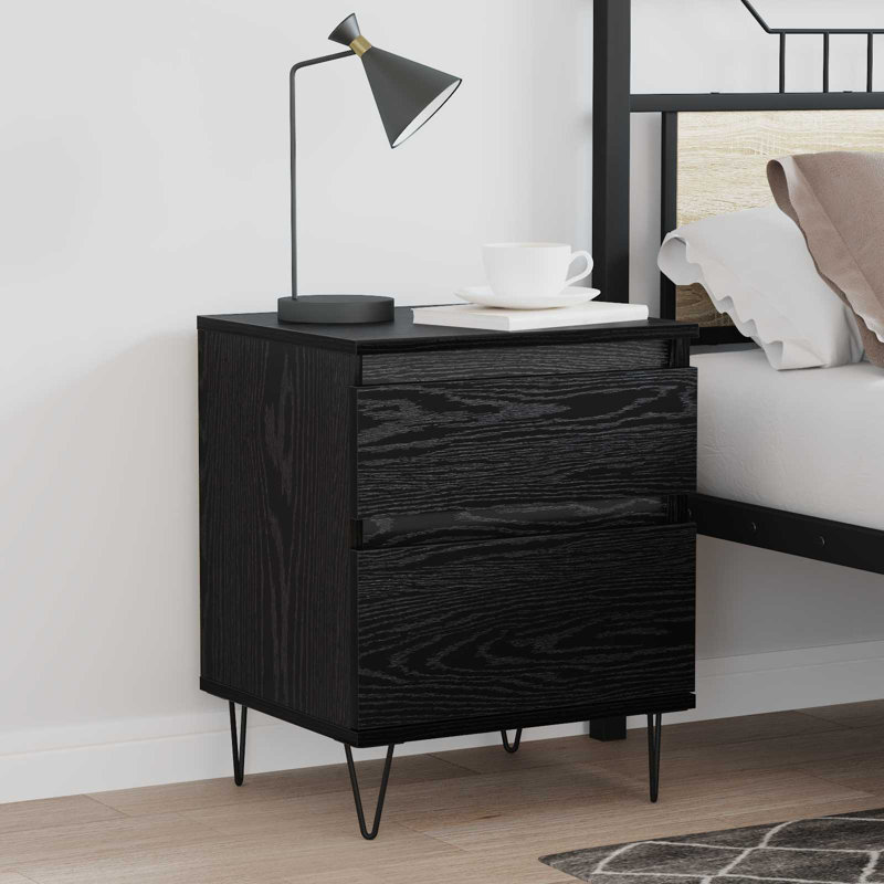 40cm W Manufactured Wood Bedside Table