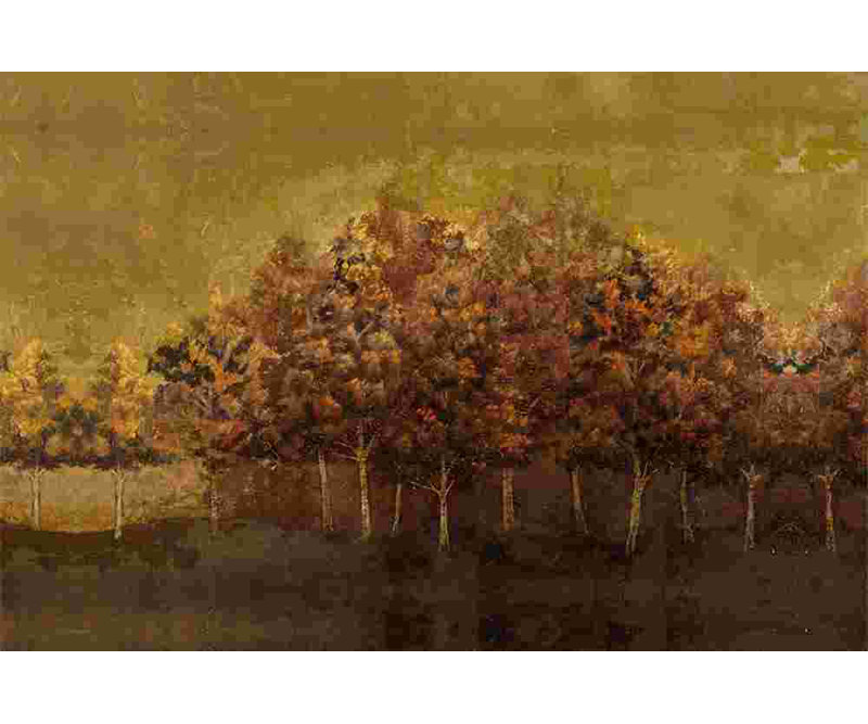 Autumn Land - peinture sur toile tendue, H 32 po x l 48 po