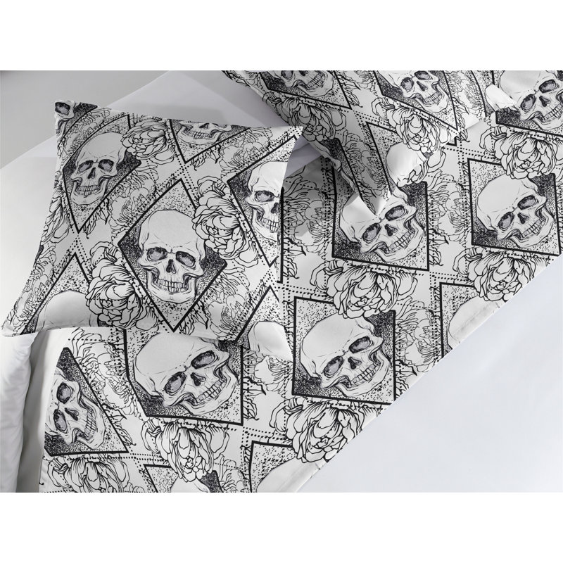 Ensemble de chemin de lit Ambesonne Skull, Roi