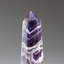 Polished Chevron Amethyst Point From Brazil (0.2227 lbs)