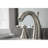 Kingston Brass Naples Two-Handle 3-Hole Deck Mount Widespread Bathroom Faucet with Brass Pop-Up Drain-11271926