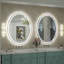 Miroir ovale en verre trempé anti-buée Aevar-96914536