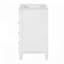 Meuble-lavabo 24 po avec lavabo en céramique, conception compacte, 2 tiroirs et tablette réglable pour les petits espaces-473822001