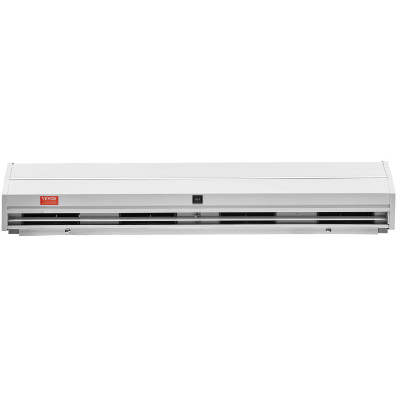 White 48" Commercial Indoor Air Curtain with Two Speeds