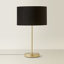 Dadiva Brushed Chrome Stem Table Lamp with Velvet Reni Shade-1570921149-1570921150-1570921151