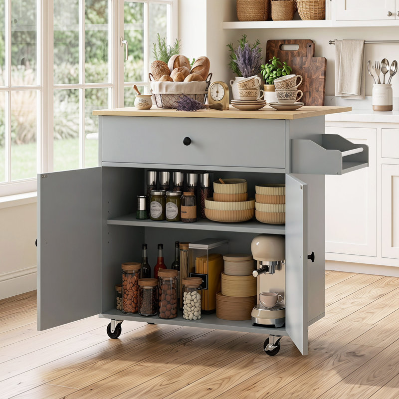 106 cm W Kitchen Island with