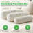Organic Cotton Neck Roll Pillow - Breathable Soft Pillow with Zippered Shell for Neck Support-98954971-94008265