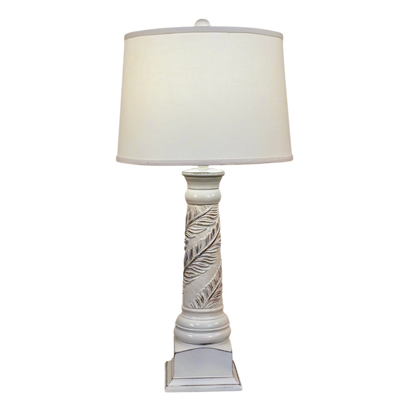NUDE/GOLD BANANA LEAF TABLE LAMP