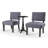 Gerow Accent Table & 2 Chair Set
