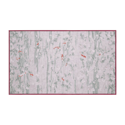 Machine Washable Beige Area Rug