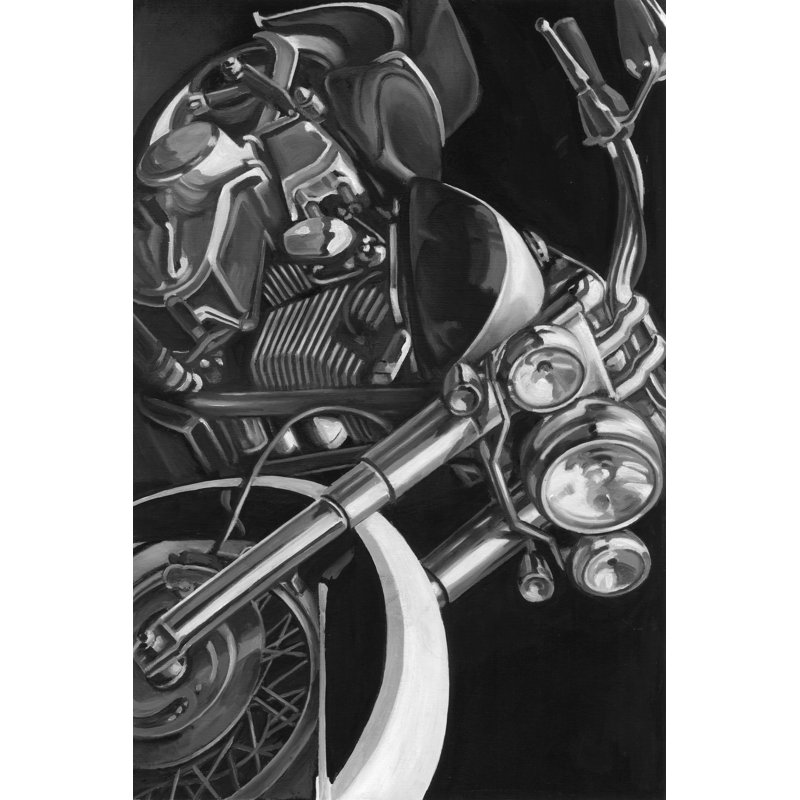 Classic Hogs I - Graphic Art, 81 cm H x 122 cm W, Wrapped Canvas