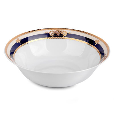 Bol régate en porcelaine bohémienne 9,8 po