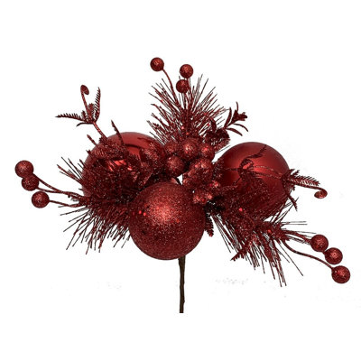 Boules rondes scintillantes avec choix de baies