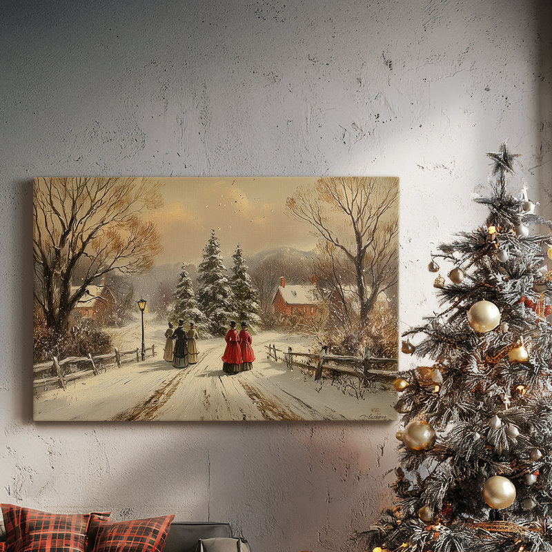 «Honeyed Candle at Eve» - Toile tendue avec châssis de qualité supérieure, H 18 po x l 12 po