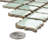 Hudson Tangier 12-3/8 " x 12-3/8 " Porcelain Arabesque Mosaic Wall & Floor Tile-2015103555