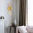 Dajuan Gold Iron Wall Sconce