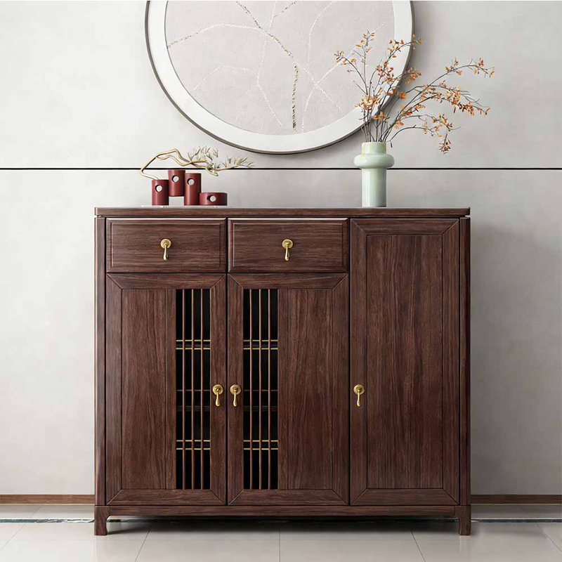 Chinese-style living room storage shoe cabinet