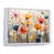 White Floater Framed