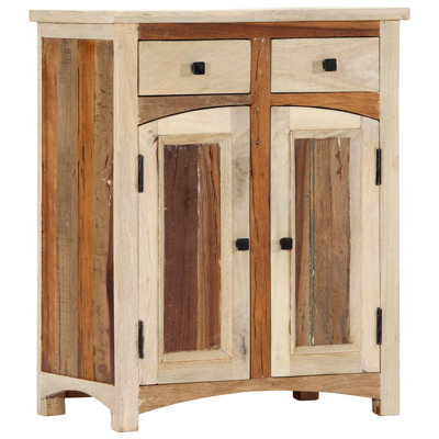 Armoire latérale en bois récupéré massif de 23,6 po x 11,8 po x 29,5 po