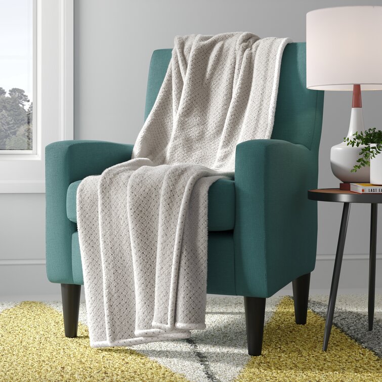 Zipcode Design Ashley Plain Throw Blanket & Reviews | Wayfair.co.uk