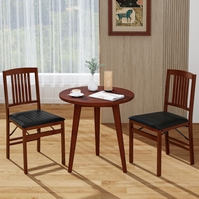 Folding Chair, Brown, Brown, Brown