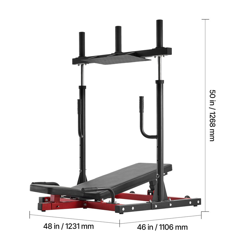 Presse verticale pour les jambes, appareil de gymnastique à domicile spécial pour le bas du corps, équipement d'entraînement pour la presse des jambes en acier au carbone, entraînement réglable de la force des jambes pour les presses à haute intensité, capacité de 550 lb