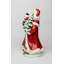 Figurine de père Noël tenant des jouets