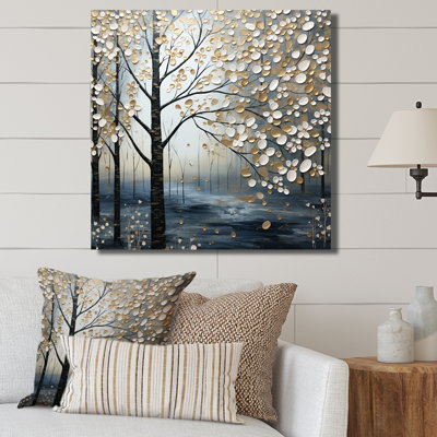 Blue Forest Tranquility In Winter I - Fruits Wall Art