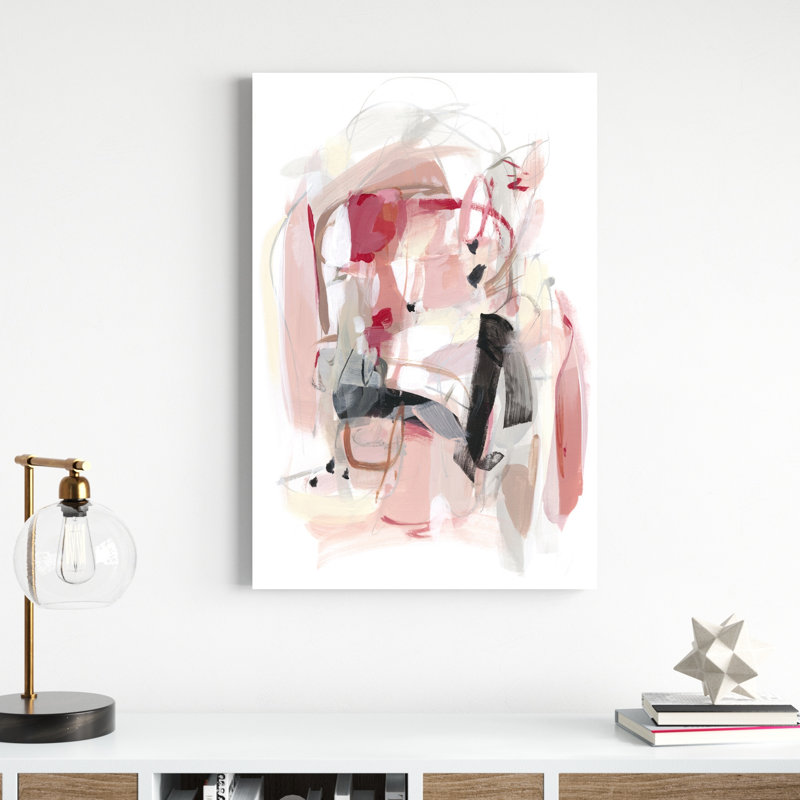 «Soft Speak II», peinture sur toile, H 36 po x l 24 po