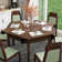  Hexagon Dining Table with Removable Game Board Top – Rustic Brown Solid Wood & MDF Table for 6 Players, Includes Non-Slip Play Mat & Rotating Cup Holders
