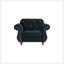 Ensemble de canapé en velours noir 3 pièces Mobilier de salon