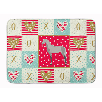 Tapis de cuisine à mousse mémoire orlov trotter cheval love Andra