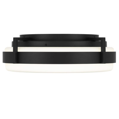 12-Inch Integrated Led Flush Mount, Energy-Smart 20W High-Performance For 900 Lumens Output, 5 Color Temperature Alternatives  2700K - 5000K , Dimmable Feature, Etched White Glass Diffuser,