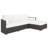  Maddie 100" Wicker Chaise Sectional-1278146043