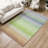 Machine Washable Indoor/Outdoor Jouett ACN2313 Stripes Rug-543554270