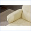 Fauteuils inclinables avec repose-pieds, fauteuil inclinable moderne en cuir de polyuréthane pivotant à 360 ° avec massage à 5 points, chauffage et amp; Dossier à 140 ° | Beige | Cuir PU