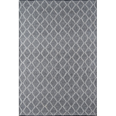 Tapis géométrique fait à la main Charlla