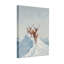 Animaux, paysage de neige, cerf, paysage d'hiver