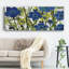 Cueillette de fleurs sur toile-833573241