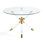 Round Glass Top with Plastic / Acrylic Base Dining Table