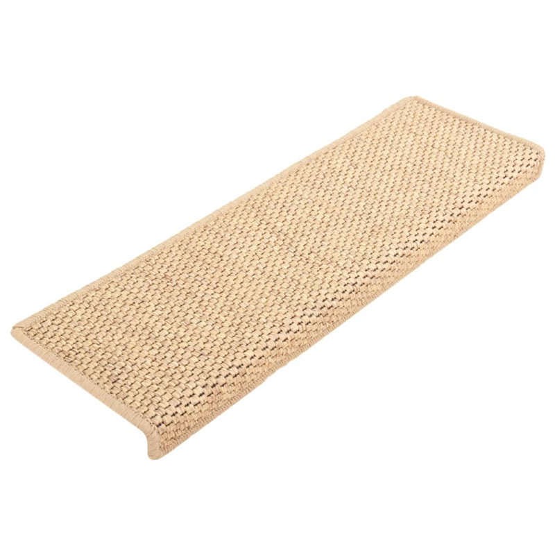 Shellson Non-Slip Stair Tread, Light Beige, 21cm x 65cm