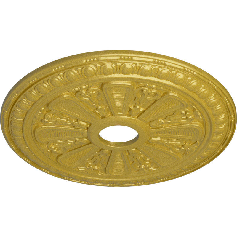 Médaillon de plafond Alexa Endurathane, l 30 3/4 po x H 21/14 po x P 3 7/8 po x P 1 5/8 po (convient aux auvents jusqu'à 5 5/8 po), finition Americana peinte à la main