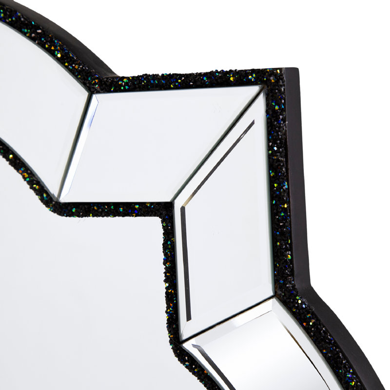 Miroir d'appoint à paillettes