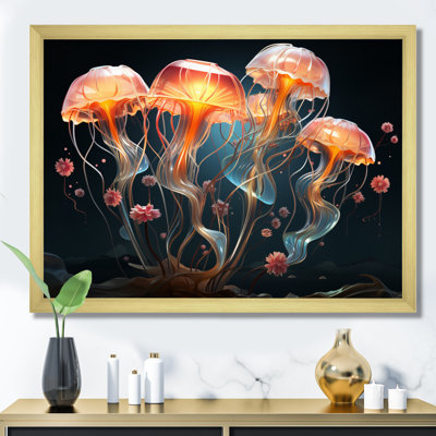 " Jellyfish Luminescent Beauty Geometric "