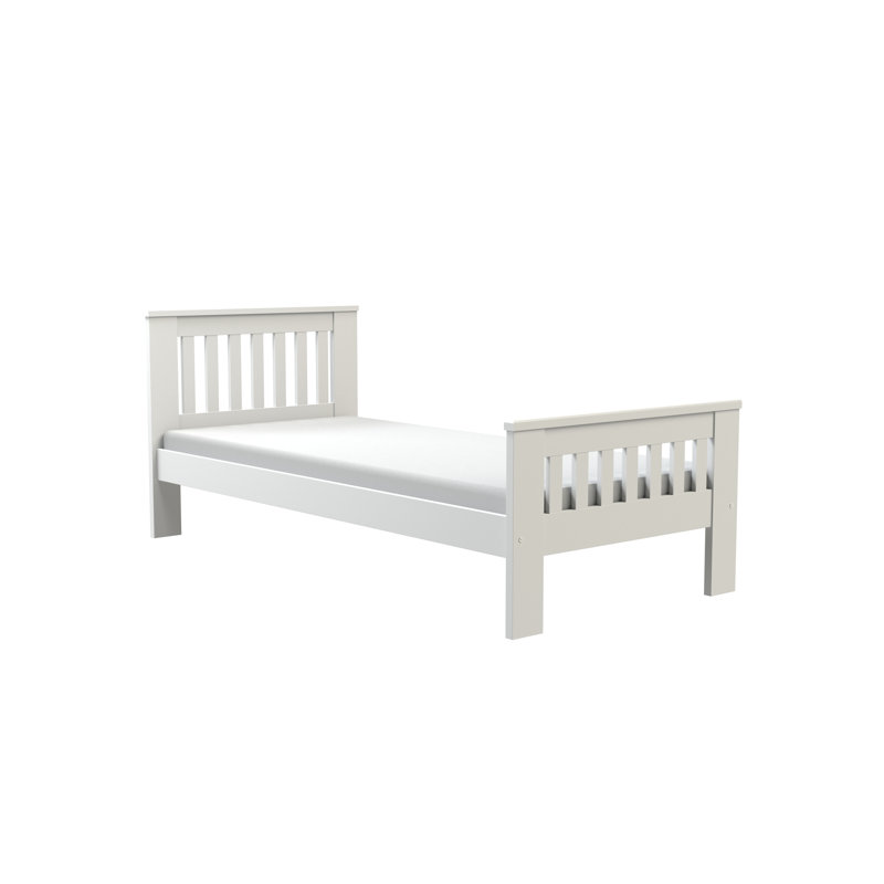 Commodore Bed, White, European Single (90 x 200cm)