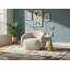 Table de bout en marbre blanc Joelee