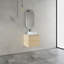 Meuble-lavabo mural avec lavabo d'art en céramique