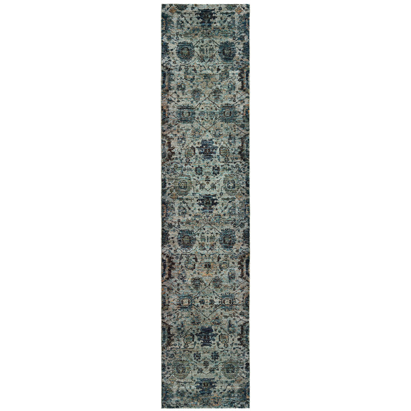 Pichard Oriental Indoor Rug, Runner 2'6" x 12'