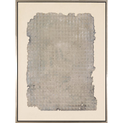 Artifact I - peinture sur toile à cadre flottant