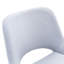 Ensemble de 2 tabourets de bar réglables Modern Modern, tissu en lin gris clair, peut supporter jusqu'à 250 lb